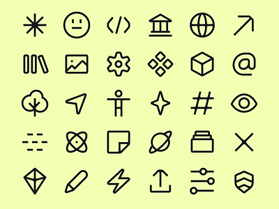 Icons figma icon icon set iconography monoline ui