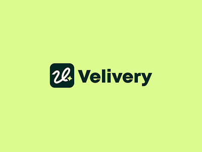 Velivery - Fresh Food Delivery Branding 3d abstract logo animation best designer brand brand book brand designer brand guideline brand identity branding creative agency food branding food delivery branding graphic design green logo design modern logo v letter logo v logo design visual identity