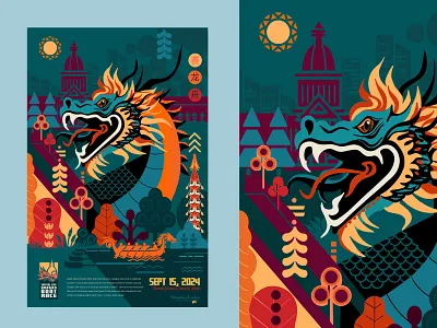 Dragonboat 2024 Poster Design design dragon dragonboat poster poster design