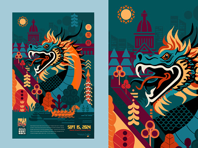 Dragonboat 2024 poster design design dragon dragonboat poster poster design