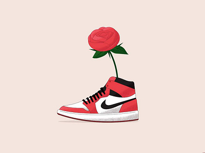 Nike Air Force Rose Edition XD graphic design illustration nike