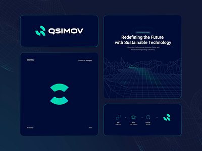 Qsimov - AI Brand Identity 3d animation brand design brand identity branding design graphic design logo motion graphics ui web design webflow