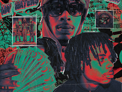 Album art album art collage cover art design graphic design mixed media