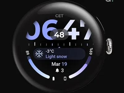 TimeFlow: Wear OS 4 watch face amoled watch faces amoledwatchfaces android wear app design ui watchface wear os
