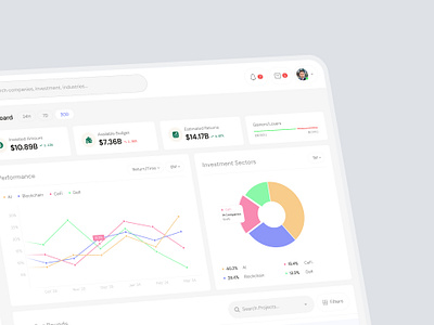 Fund Management Dashboard UI Design admin adminui adminuidesign branding dark darkmode darktheme dashboard dashboarddesign dashboardui dashboarduidesign design funddashboard funding fundingdashboard logo ui uidesign uiux vc