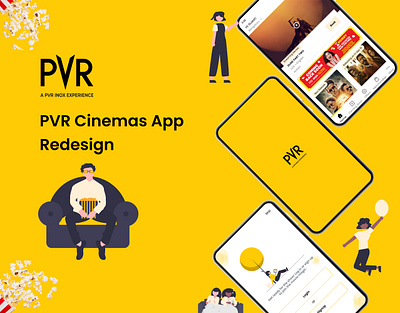 PVR Cinemas App Redesign movie ticket booking pvr pvr cinema pvr cinemas app ui design ux design