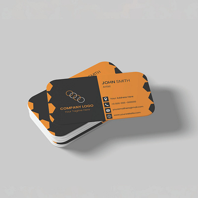 Business Card Template Design address professional