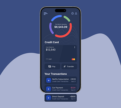 Banking App branding credit card graphic design mastercard mobile money ui