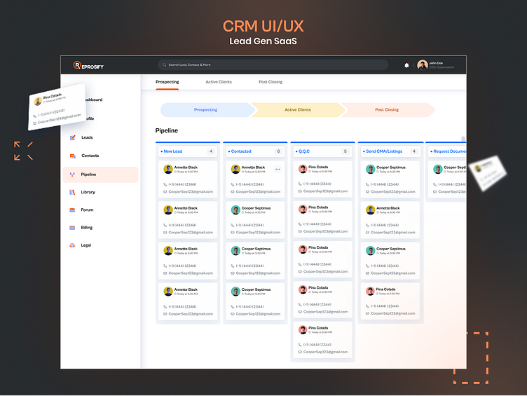 Reprosify - Property Management | CRM | Lead gen SaaS by Muhammad ...