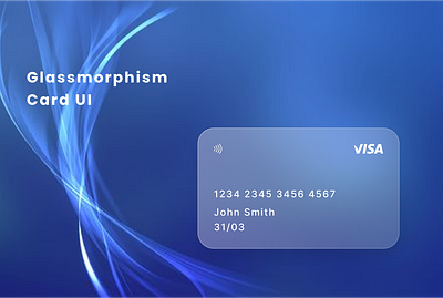 Glassmorphism Card UI branding card glassmorphism graphic design logo transparentcard ui