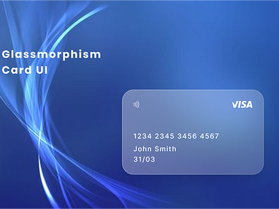 Glassmorphism Card UI branding card glassmorphism graphic design logo transparentcard ui