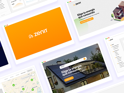 Zenit · Design Showcase app branding design graphic design logo saas ui uxui visual identity web design web development website