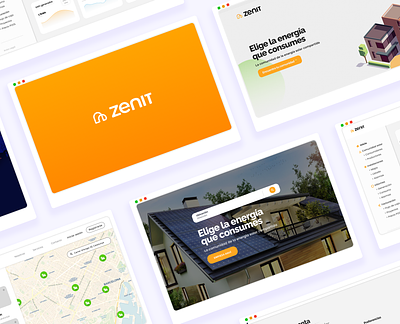 Zenit · Design Showcase app branding design graphic design logo saas ui uxui visual identity web design web development website