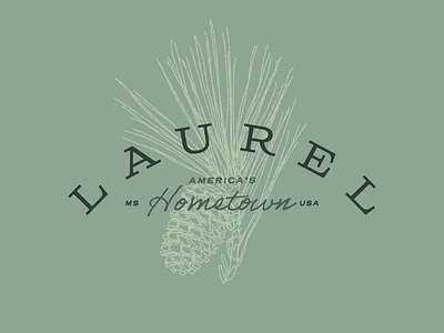 Laurel Pines design graphic design illustration laurel pine pines tshirt