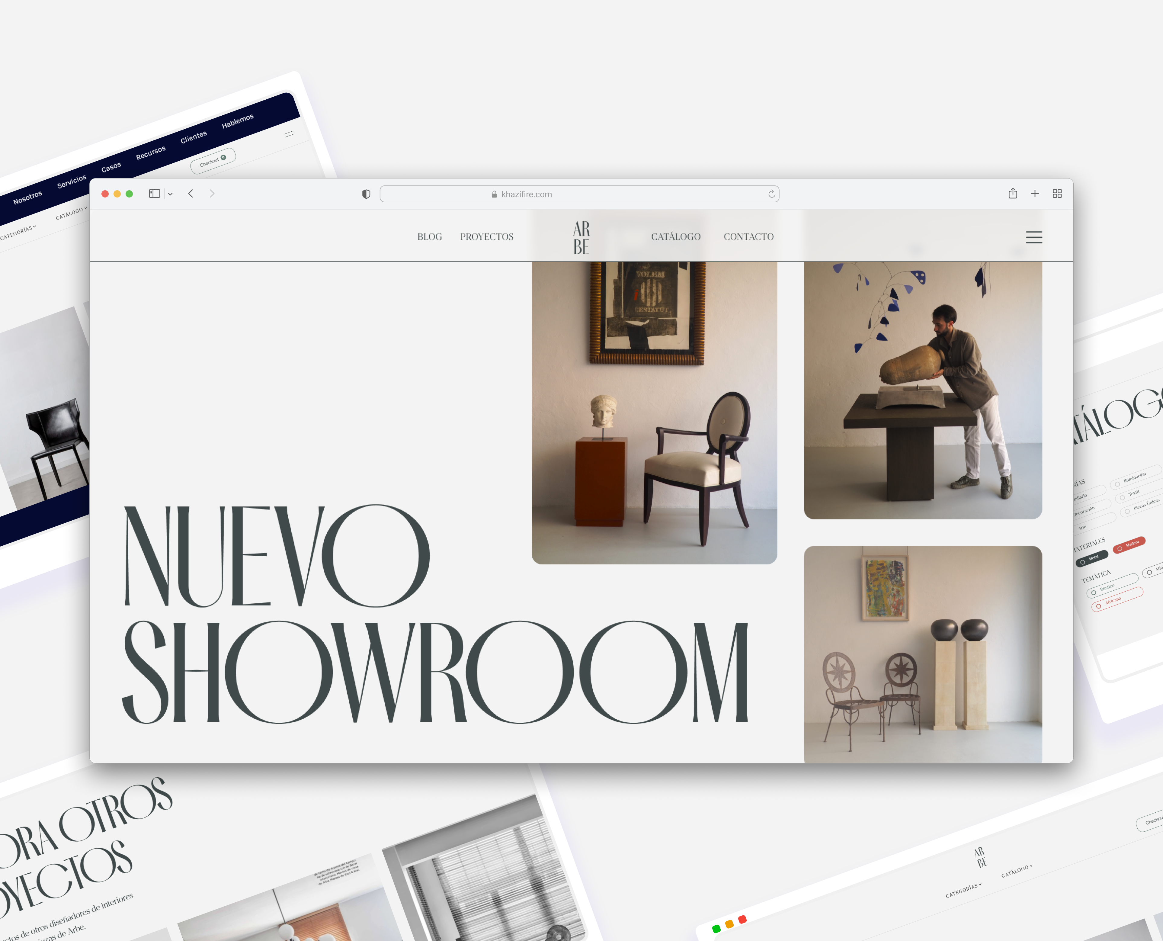 Example of Arbe · Ecommerce Design