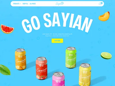 Sayian Drinks - Webflow Template beverage ecommerce beverage website design drink website ecommerce food and drink food and drink ecommerce silv webflow templates silvtemplates webflow webflow templates webflow website website design