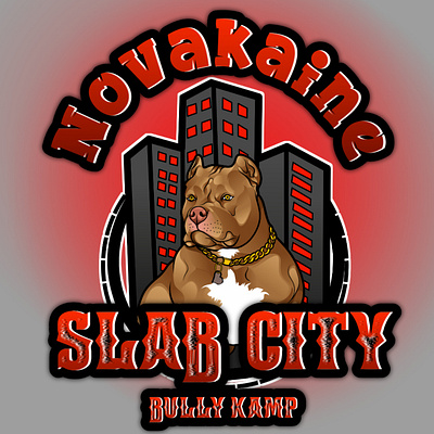 Dog logo for NovaKaine Slab city