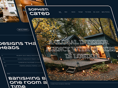 Envision Interior Website agency design interior interior website landing landing page minimal ui ui design uidesign web web design website