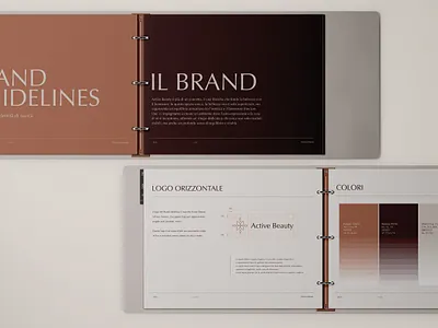 Active Beauty - Torino brand brandbook brandguidelines branding visaulidentity