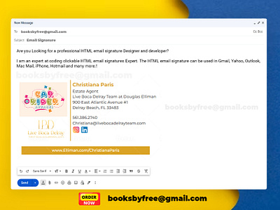 Html clickable email signature for outlook, gmail, mac mail etc add email signature in gmail best email siganture email footer email signature for mac iphone email signature mac email signature profesonal