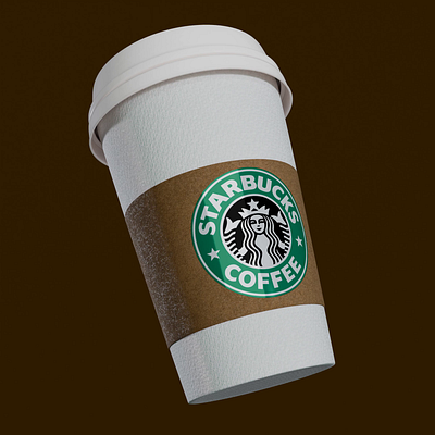 Miranda Pristley's Starbucks cup 3d 3d animation 3d illustration 3d modeling animation blender design graphic design illustration render topology zbrush