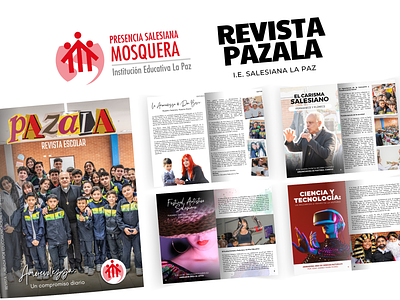 Pazala School Magazine - I.E. Salesiana La Paz editorial graphic design magazine revista
