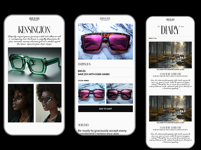 ATELIER DE VERNE | web-design | uiux book an appointment branding design graphic design landing mobile optical sunglasses ui