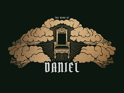 The Book of Daniel bible clouds daniel graphic design illustration throne