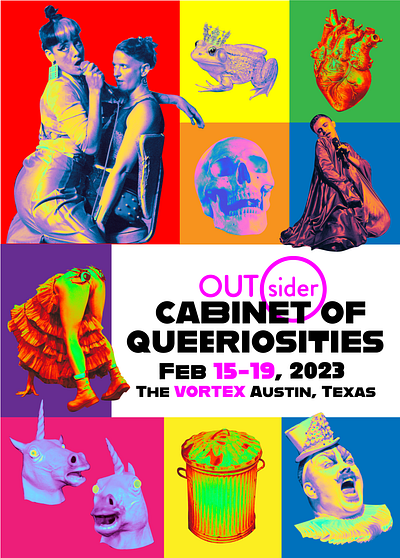 OUTsider Fest - Event Branding & advertisement branding dada event branding event marketing lgbt poster design