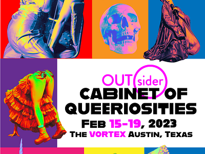 OUTsider Fest - Event Branding & advertisement branding dada event branding event marketing lgbt poster design