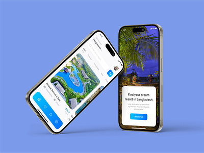 Resort Booking App UI/UX Design booking app resort resort booking app ui ux