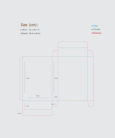 Box Design 10 x 2 x 15 app box branding design dielines graphic design illustration logo pa typography ui ux vector