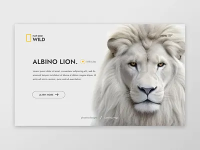Landing Page Design (Nat Geo Wild) branding cover page design creative design creative designs design graphic design graphics designer landing page logo nat geo wild ui ui design