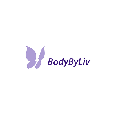 Body By Liv bolt branding butterfly coach energy fitness logo mateoto spark wellness woman