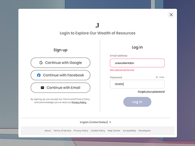 Authentication Section design figma ui ui design uiux user experience user interface ux ux design uxui web web design