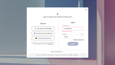 Authentication Section design figma ui ui design uiux user experience user interface ux ux design uxui web web design