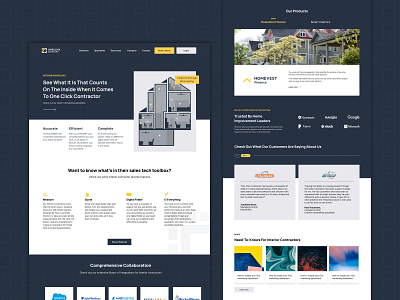 Home Renovation Contractor Rebrand & Website Design branding graphic design website design