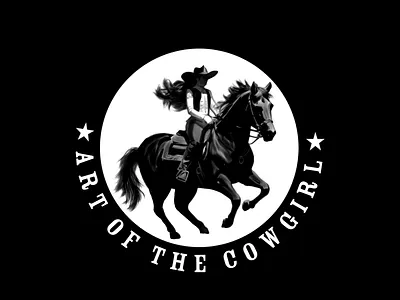 Logo design | ART OF THE COWGIRL brand branding graphic design illustration logo logo design virtual identify