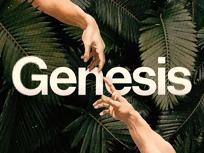 Genesis | Sermon Series Graphic Concept branding christian church church website design graphic design sermon series