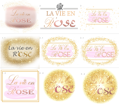 La Vie En R'ose - Logo Designs branding graphic design logo