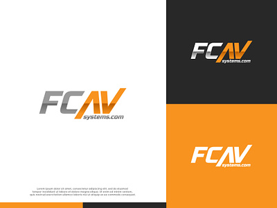 FCAV systems.com - Logo audio design logo logodesign wormark