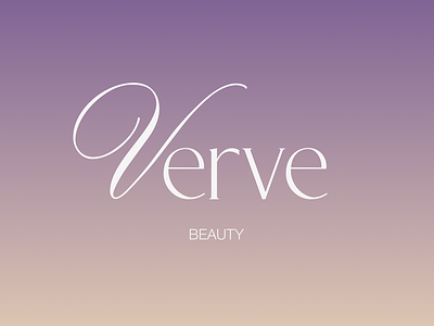 Verve beauty branding beauty beauty branding beauty logo branding cosmetics elegant elegant logo logo logo design packaging packaging design skincare skincare branding