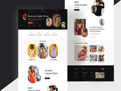 E-commerce Fashion Landing Page UIUX design | Figma Expert design ecommerce website ecommerce website ui design fashion website figma landing page store ui uiux uiux design uiux designer ux web design