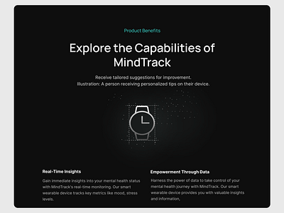 MindTrack Product Benefits design product product design ui ux