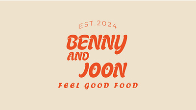 Benny and Joon Logo design For Fast food restaurant branding graphic design logo