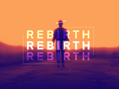 rebirth illustration typography