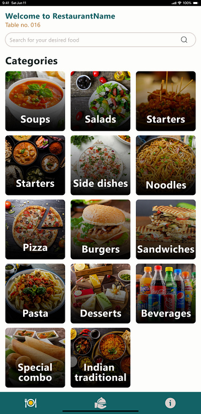 Daily UI 043 #DailyUI app app design daily ui daily ui 043 daily ui 43 dailyui dailyui 043 dailyui 43 food menu items food menu ui restaurant app ui uiux web web design