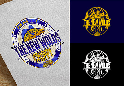 THE NEW WOLDS CHIPPY design graphic design logo typography vector