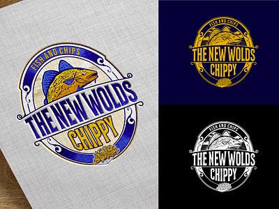 THE NEW WOLDS CHIPPY design graphic design logo typography vector