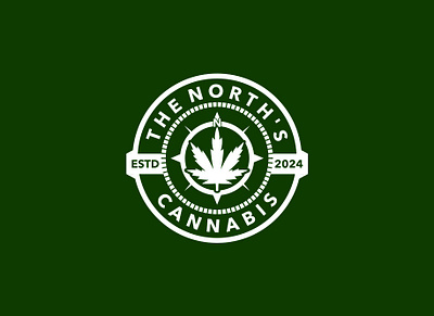 The North's Cannabis branding design graphic design illustration logo typography vector